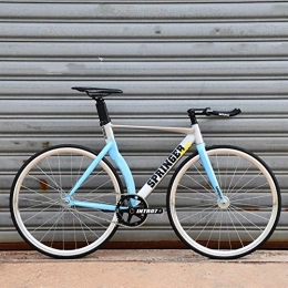 WND vélo WND   Cadre en Alliage d'aluminium Fourche en Carbone vélo de Piste à Une Vitesse avec   Roue de Course V Frein,  54 cm (178 cm-186 cm )