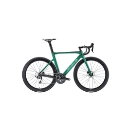 Wonzone vélo Wonzone zxc Vélo de route en carbone avec frein à disque hydraulique, vélo de route en fibre de carbone, vélo de course avec 22 vitesses (couleur : bleu)