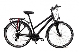 Unbekannt Vélos de villes 28 "Aluminium Mifa Vélo de trekking femme Shimano 24 vitesses Moyeu dynamo Noir