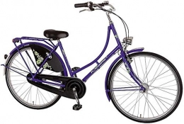 Bachtenkirch Vélos de villes 28 '"Vélo Holland Roue City de Femme de Bachtenkirch Cadre vélo 3 vitesses Fille, couleurs : Violet / Noir – Taille : 50 cm