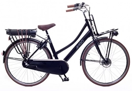 amiGO Vélos de villes Amigo E-Pulse - Vélo électrique pour femme - Vélo électrique 28" - Vélo pour femme avec 3 vitesses - Convient à partir de 170 à 175 cm - Noir