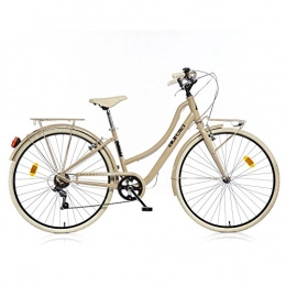 Aurelia Vélos de villes aurelia 1028STD Street Bike Cappuccino Vélo pour Femme, Multicolore 28"