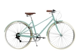 Bobbin Vélos de villes Bobbin Hummingbird Vélo vintage pour adulte Homme / femme S / M Vert (pneus crème myrtille)