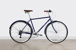 Bobbin Vélos de villes Bobbin Kingfisher Vélo de navette pour adulte Homme / Femme Vélo urbain S / M Moody Blueberry (pneus noir)