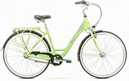 breluxx Vélos de villes Breluxx® Vélo pour femme 28" en aluminium moderne 3, frein à rétropédalage, Nexus 3 vitesses, dynamo moyeu + éclairage, rétro, vert – Modèle 2020