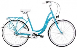 breluxx Vélos de villes breluxx® Vélo scolaire Angel - 26 pouces - Frein à rétropédalage - Moyeu Nexus 3 vitesses - Dynamo + éclairage - Bleu - Fabriqué en UE