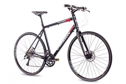 CHRISSON Vélos de villes CHRISSON Vélo de cross 28" Roadgun 2.0 avec 18 vitesses Shimano Deore XT / SORA noir, taille du cadre : 55 cm