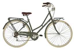 Alpina Bike vélo City Bike Voyage Alpine pour Femme, 28 et châssis en Acier avec congiunzioni 46 cm, Olive, 46 cm
