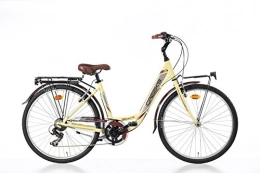 Creek's Bicycle Vélos de villes Creek's Bicycle CREEK'S Moon 26 Alu Taille 43 Creme Vélo Mixte Adulte