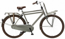 POPAL Vélos de villes Daily Dutch Basic 28 pouces 50 cm Hommes Frein à rétropédalage Titanium