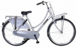 Unbekannt Vélos de villes Daily Dutch Basic de 28 pouces de 50 cm Madame Frein à rétropédalage Argent