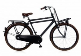 Unbekannt Vélos de villes Daily Dutch Basic + de 28 pouces de 57 cm Homme 3 G Frein à rétropédalage Noir mat