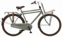 Unbekannt Vélos de villes Daily Dutch Basic de 28 pouces de 57 cm Homme Frein à rétropédalage Titanium
