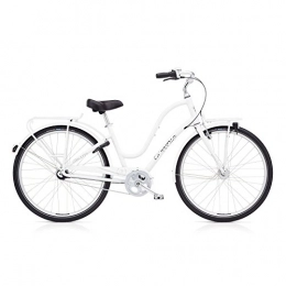 Electra vélo Electra Townie Commute 7i EQ Damen Fahrrad 28 Zoll Beach Cruiser Rad Beleuchtung, 5442, Farbe Weiß