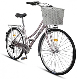 FEE-ZC Vélos de villes FEE-ZC Cadre Universel en Alliage d'aluminium pour vélo de Ville, 7 Vitesses, vélo de Ville, pour Adulte