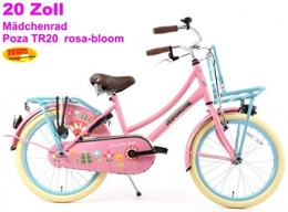 POZA vélo Fille Holland Roue 20 pouces poza Daily Bloom – Rose