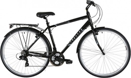 Freespirit Trekker 21sp hybride pour homme en aluminium 700 C Vélo, noir