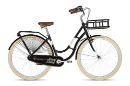 Kellys Vélos de villes Kellys Royal Dutch City Bike 2019 Black (46 cm, noir)