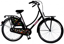 Kubbinga Vélos de villes Kubbinga Femme Salutoni Urban Transport Nexus 3 Vitesses Shimano Vélo de Ville Femme, Noir Mat, 71, 1 cm