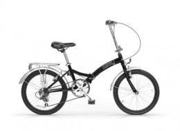 MBM Vélos de villes Mbm - Easy 20'' Bicyclette Vélo Pliant Folding Bike Noir / Argent