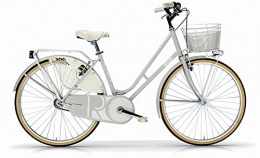 MBM Vélos de villes MBM Riviera Bicyclette rétro vintage avec cadre en acier pour femmes, Sable