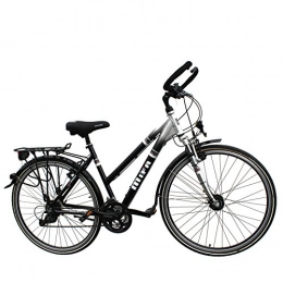 MIFA Vélos de villes MIFA 28 Pouces Aluminium 27 Vitesses Shimano RH 46 cm Femme équipement de vélo STVZO