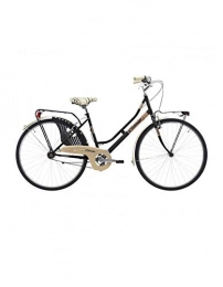 CINZIA vélo Motodak Velo City Bike 26 Cinzia Friendly Acier Femme monovitesse Noir Taille 44
