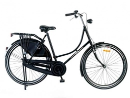 POPAL vélo Omafiets 28 Pouces 50 cm Femme Frein rtropdalage Noir