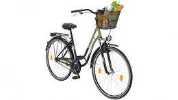 ONUX vélo ONUX City Bike Femme Toury, 26 / 28 ", 1 Gang, Frein à rétropédalage 66, 04 cm (26")