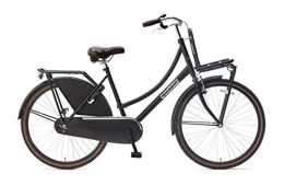POPAL Vélos de villes POPAL Daily Dutch Basic 26 Pouces 46 cm Fille Frein à rétropédalage Noir Mat