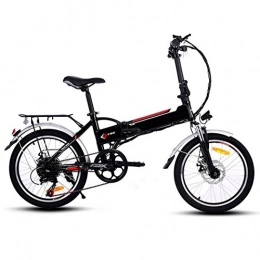 Profun vélo Profun Vélo de Montagne électrique Pliant Roues de 20 / 26 Pouces Batterie Lithium-ION Grande Capacité (250 36V 8Ah) Suspension Complète Premium et équipement Shimano (Type 2 Noir)