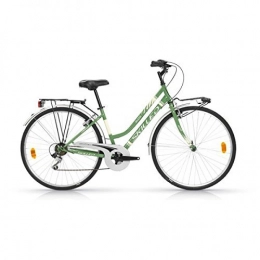 Skilled Vélos de villes Skilled Vélo de ville pour femme 28" Venezia 6 V, Femme, vert