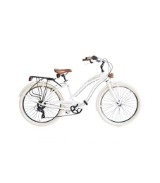 Velomarche vélo SUNONTHEBEACH 26 6 V Cadre aluminium taille 43 blanc