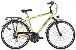 TORPADO vélo TORPADO &apos vélo City Navigator 28 "Alu 3 x 7 V Taille 48 crème (City) / Bicycle City Navigator 28 alu 3 x 7S Size 48 Cream (City)