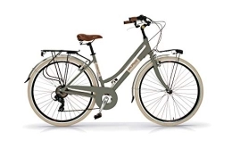 Via Veneto vélo Via Veneto AIRBICI Bicyclette rétro pour Femme Cadre en Aluminium - Gris