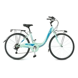 Velomarche Vélos de villes Vélo 24 mono-tube LAZY DAYS 1 V H.T.ACIER VIA VENETO (BLANC)