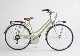 Via Veneto Vélos de villes Vélo 605 pour femme, fabriqué en Italie, Via Veneto, femme, verde giulietta