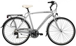Cicli Adriatica Vélos de villes Vélo Cycles Adriatique sity 3 pour homme, châssis en aluminium, roue de 28 dérailleur shimano 18 vitesses, deux couleurs disponibles, gris