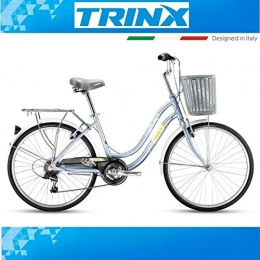 TRINX BIKES GERMANY Vélos de villes Vélo de 24 pouces Femme trinx Cute 3.0 City Vélo Shimano 7 vitesses Aluminium