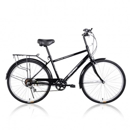 HBNW vélo Vélo de ville hybride vintage pour homme 7 vitesses 66 cm
