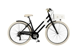 Velomarche vélo Vélo femme Milan 28 6 V Cadre aluminium taille 46 noir poudre