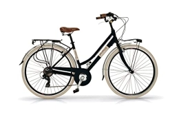Velomarche Vélos de villes Vélo pour femme Elegance 28" 6V. Tel.ALLOY Taille 46 Noir