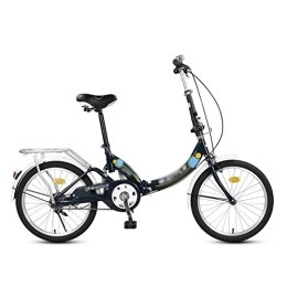  vélo Bicycles for Adults Mountain Bike Adult Single Speed Carbon Fiber Adult Folding Bike Full Suspension Road Bike (Color : Black)
