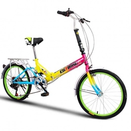 BXZ Vélo pliable vélos pliant vélo ultra léger portable mini petite vitesse de roue absorption des chocs (20 pouces / 16 pouces),6