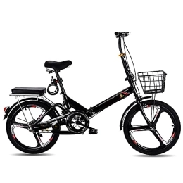 COKECO Vélos pliant COKECO 20 Pouces Vélo Pliant, Système De Transmission à 6 Vitesses Cadre Léger Tout Terrain Adapté Aux Pneus Antidérapants Et Résistants à l'usure Petit Vélo Pliable avec Siège Enfant