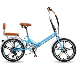 DODOBD vélo DODOBD Vélo Pliant 20 inch pour Adultes Et Étudiants, Vélo Pliable Vélo Portable Compact Léger Excellente Suspension, Vélo Pliant Ultra-léger pour Hommes et Femmes Adultes