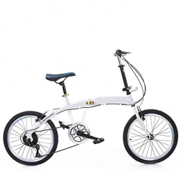 DPGPLP vélo DPGPLP Bicyclette Pliante 20 Pouces Bicyclette Pliante - Bicyclette pour Enfant Pdale Pliante pour Homme Et Femme