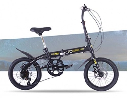 EDOSTORY vélo EDOSTORY Vélos Pliants, Vélos Pliants Portables, Vélos Pliants, Garçons Et Filles Vélos Portables, Noir