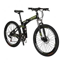EUROBIKE vélo Eurobike Vélo pliable G7 de 69, 8 cm avec roues à rayons multiples, pour adultes - Vert