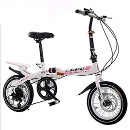 FesiAq vélo FesiAq Vélo Pliant 20 4.0 Vélo Fat Tire Vélo en Aluminium Vélo Pliant Montagne / Neige / Plage Une Roue @ Pink_16inch